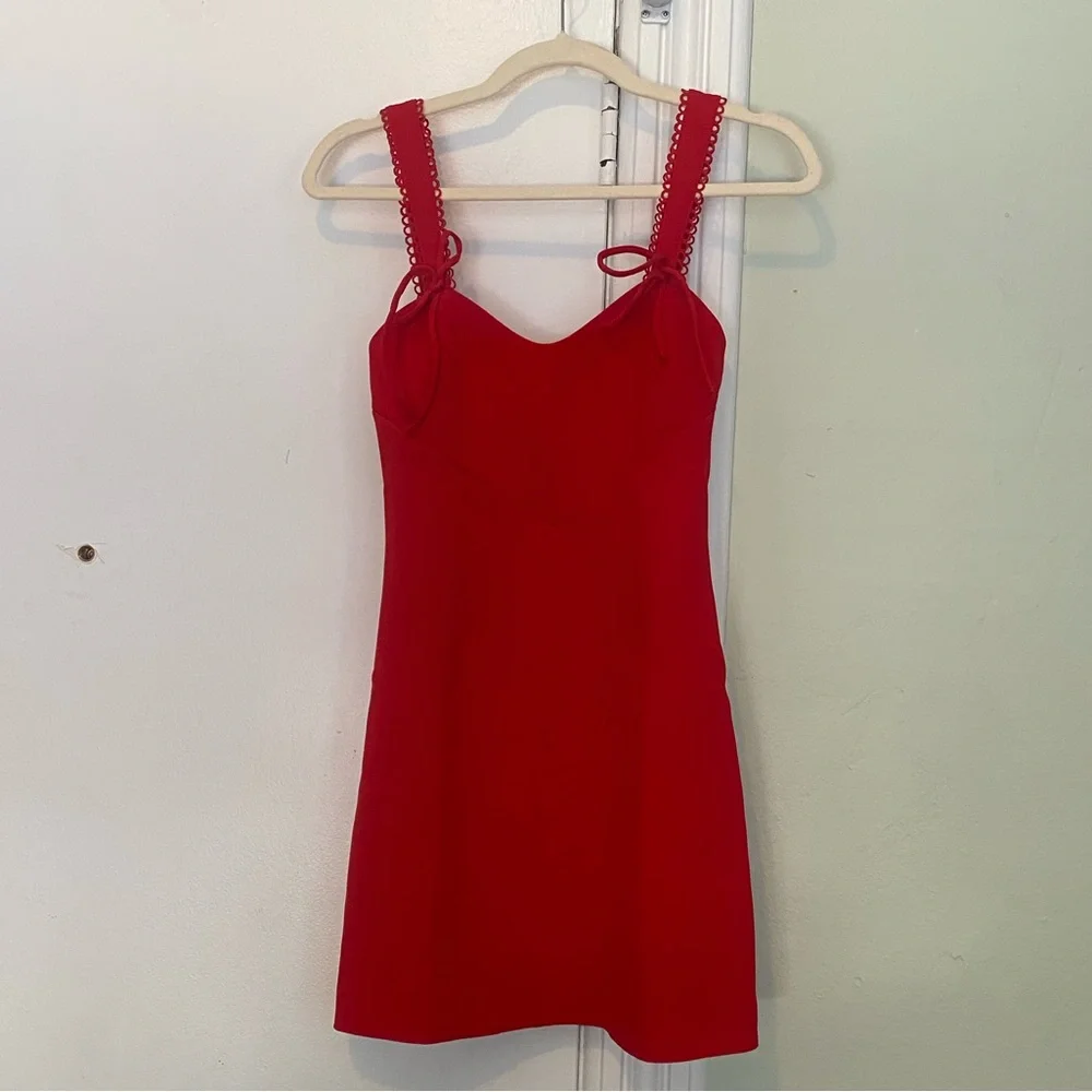Princess Polly Vibrant Red Dress - Picture 1 of 4